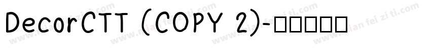 DecorCTT (COPY 2)字体转换